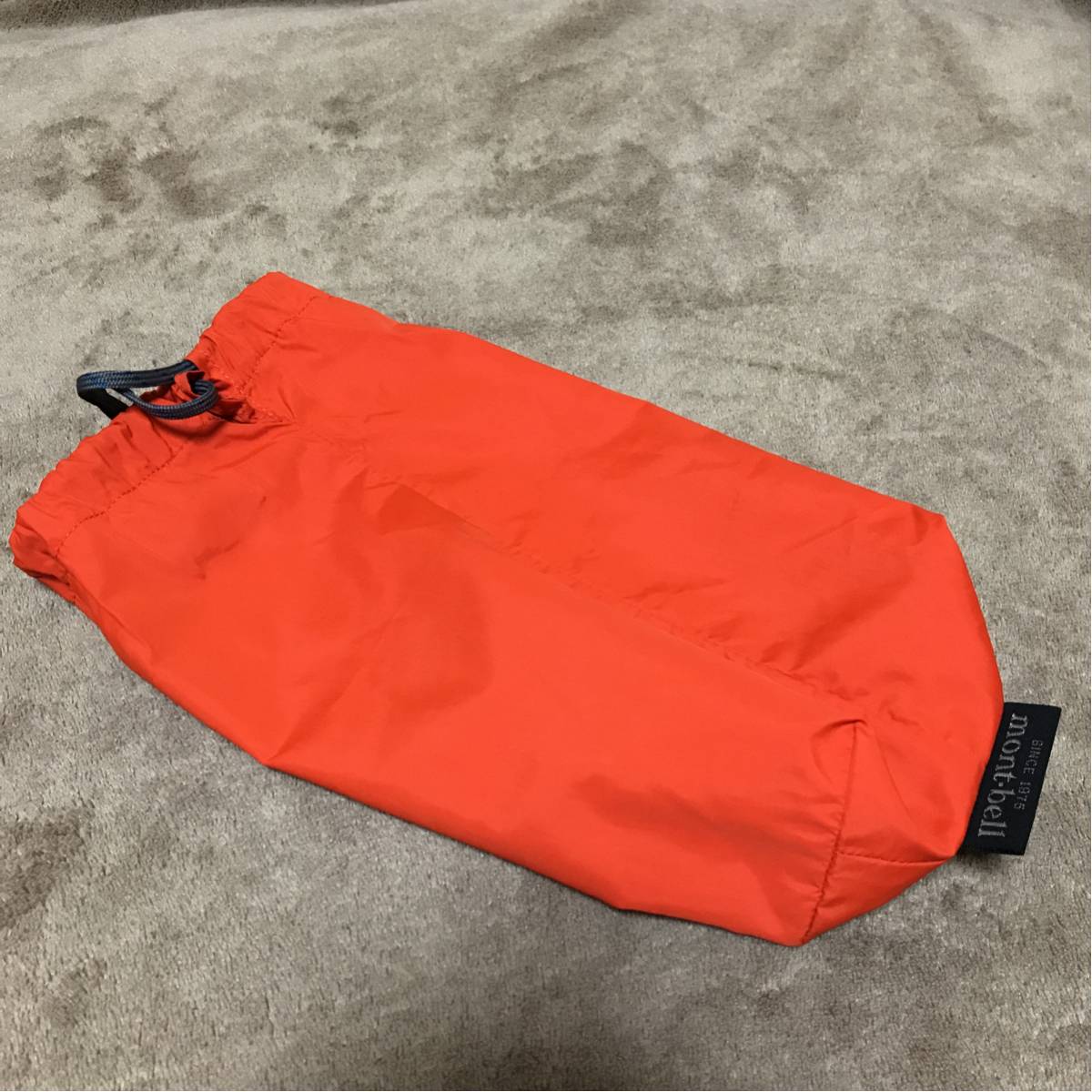 モンベル キッズ 160 オレンジ アウター 袋付き