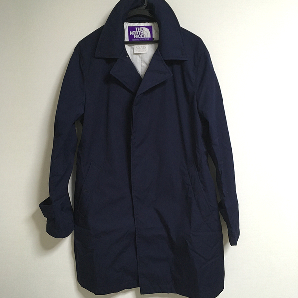 BEAMS別注 ステンカラーコート The North Face Purple Label パープルレーベル nanamica 65/35 COAT ビームス ネイビー NY2468N L