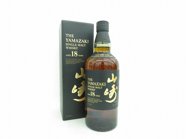 山崎/ウイスキー/未開封 未開栓】SUNTORY サントリー 山崎 18年 シングルモルト ウイスキー
