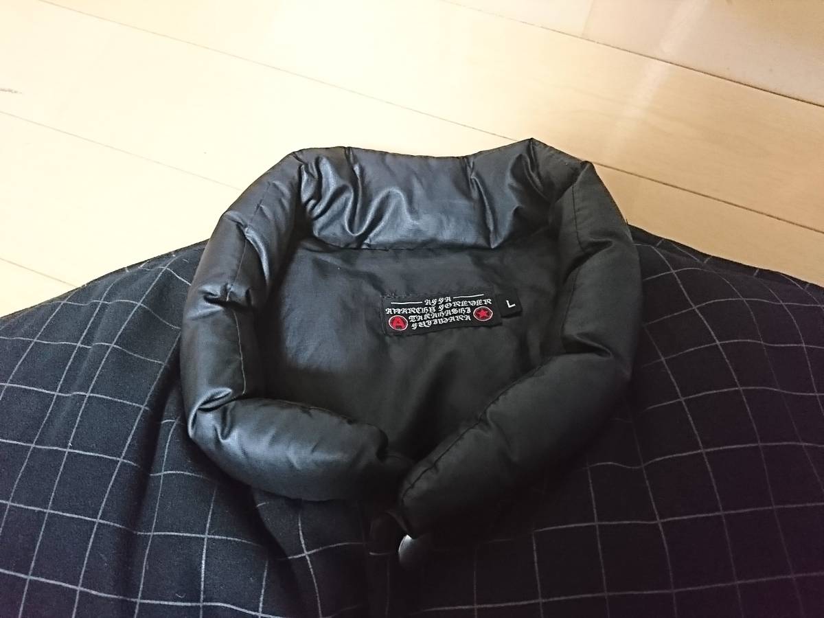 AFFA スパイダーチェックダウン アッセンブル サイズL ジョニオ着 