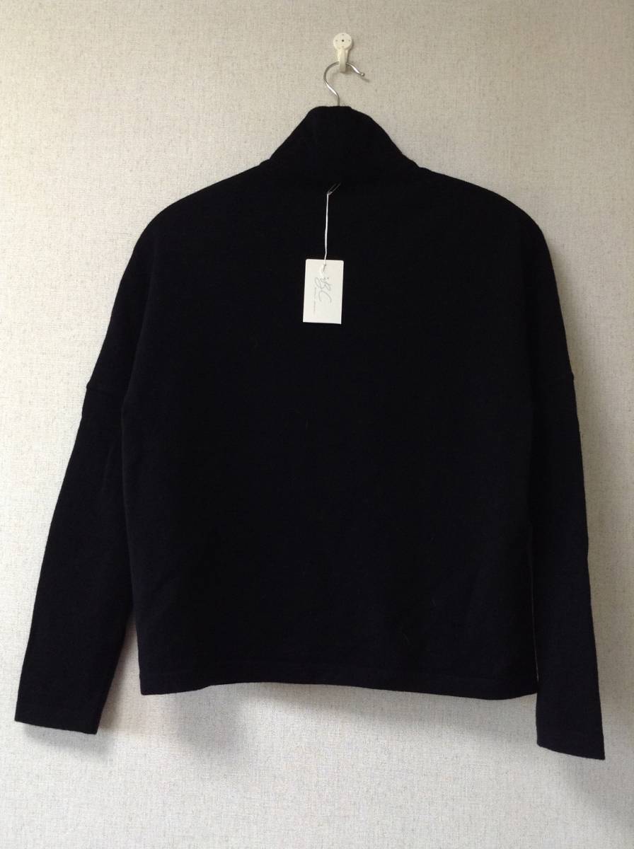 定価25，200円　新品未使用　タグ付き　BC　ビスケー　黒　ハイネック　長袖　セーター　ニット　毛100%