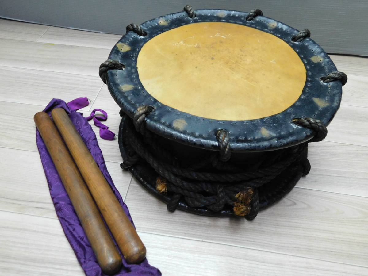 希少鼓 蒔絵 胴 和楽器 伝統芸能 能 歌舞伎 金彩 ◇ご覧頂き 楽器編