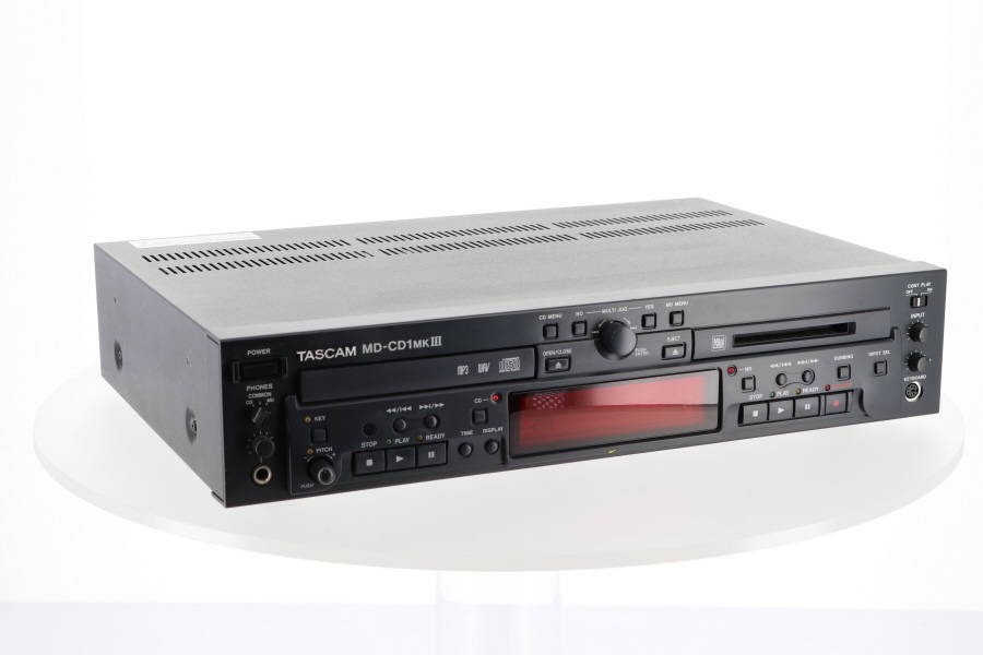【動作確認済】TASCAM MD-CD1MKIII 業務用CDプレーヤー/MD ◇TASCAM MD-CD1 MKⅢ 業務用 CDプレーヤー/MDレコーダー動作確認済み