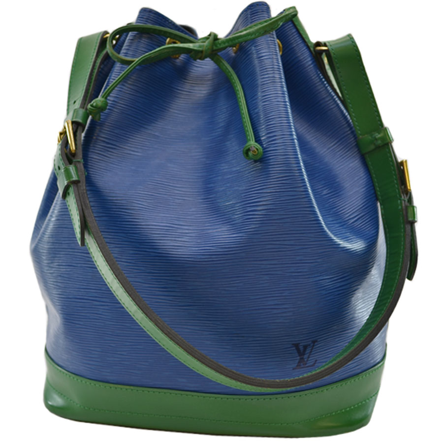 Louis Vuitton ルイヴィトン ショルダーバッグ エピ ノエ エピレザー バイカラー(トレドブルーxボルネオグリーン) r5624