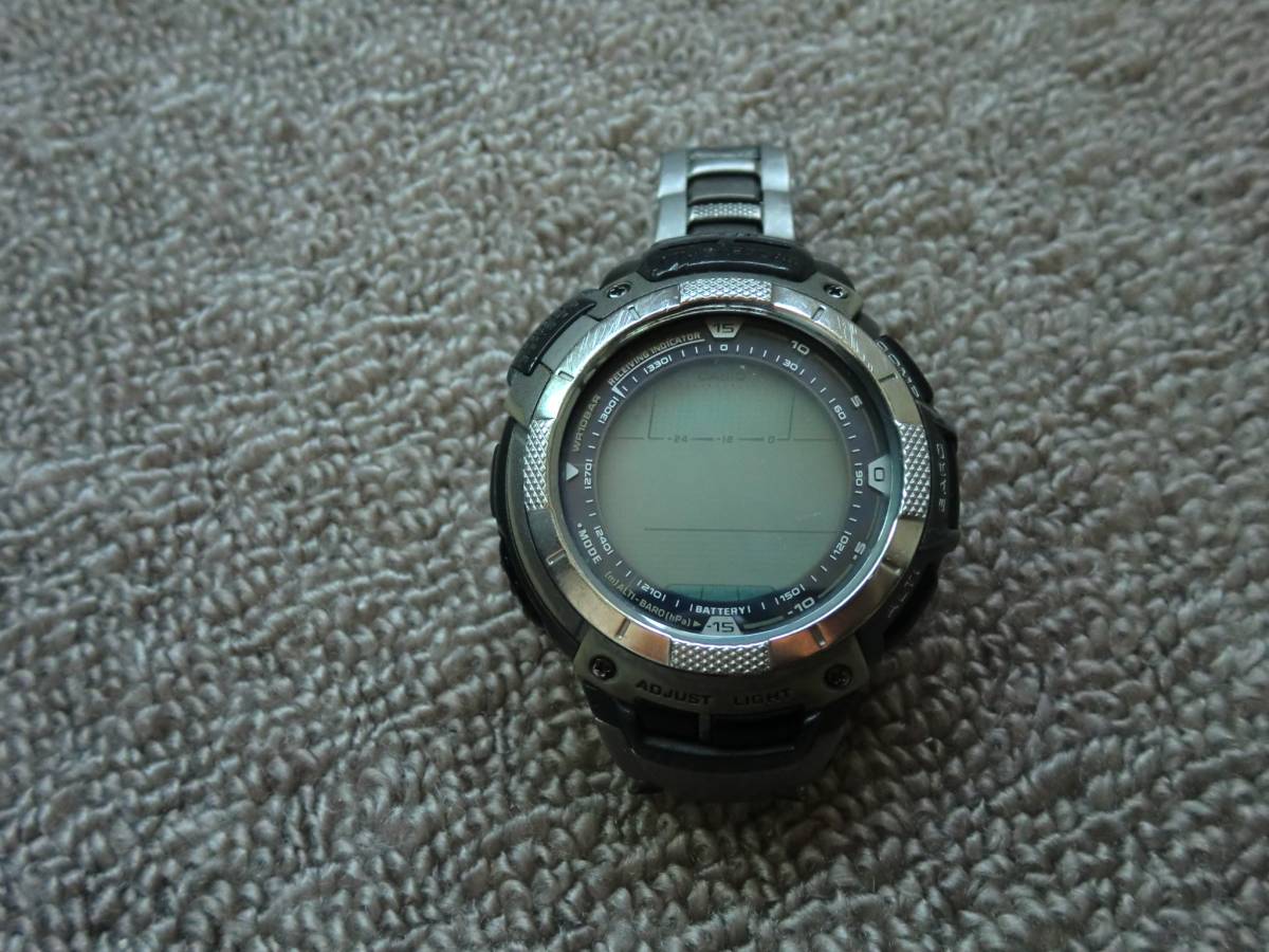 CASIO プロトレック カシオ 電池切れました！ prw G-Shock プロ 
