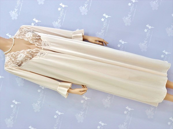 AN1-525◎新品同様*POLAソフィカル♪ゆるリラモード☆フルレングスガウン*M