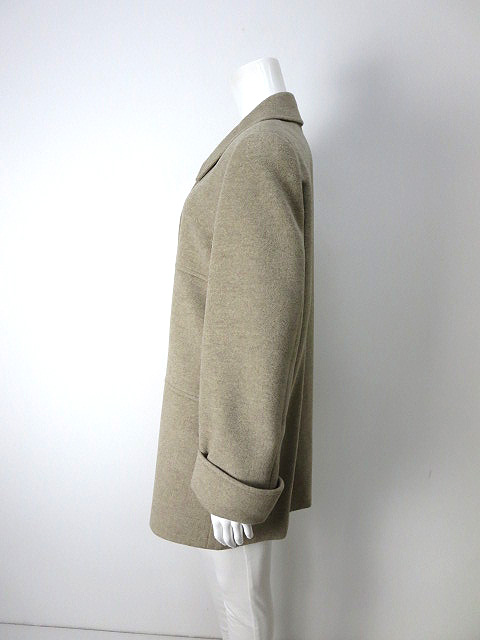 ダックス DAKS コート ステンカラー アンゴラ ウール LL 13 ベージュ 