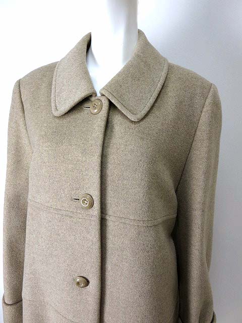ダックス DAKS コート ステンカラー アンゴラ ウール LL 13 ベージュ 