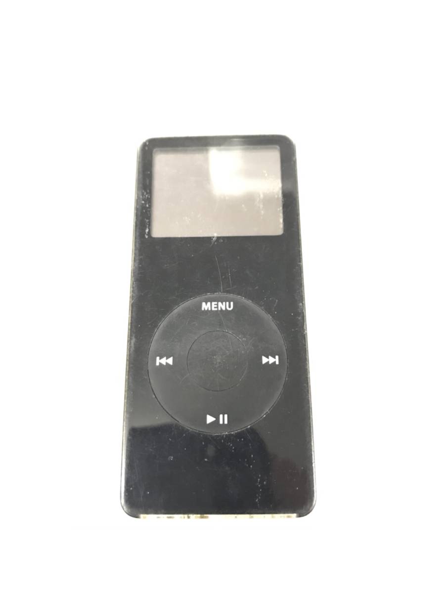 Apple】iPodnano第一世代 (1GB) A1137 ブラック ジャンク⑥ iPod Nano