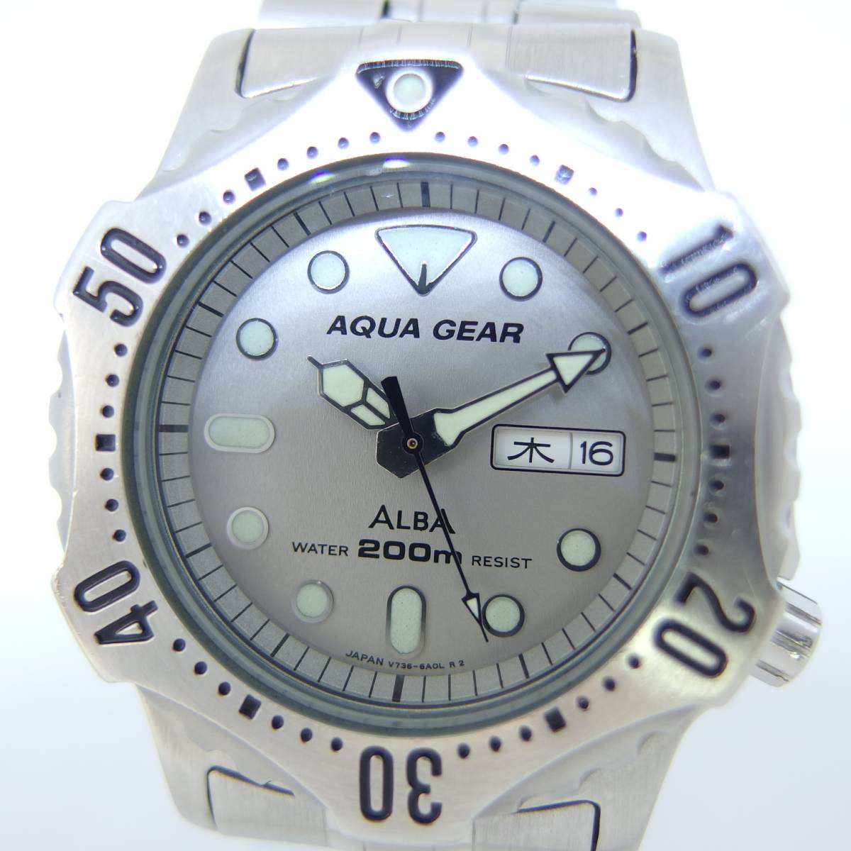 AQUA ALBA アルバ GEAR セイコー SEIKO 腕時計 20気圧防水 ダイバー 