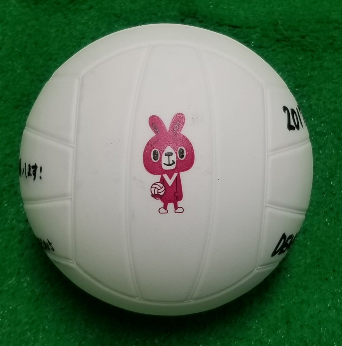 -火の鳥NIPPON/Vプレミアリーグ【鍋谷友理枝選手/デンソーエアリービーズ】投げ入れ直筆サインボール【ブイリーボール】-