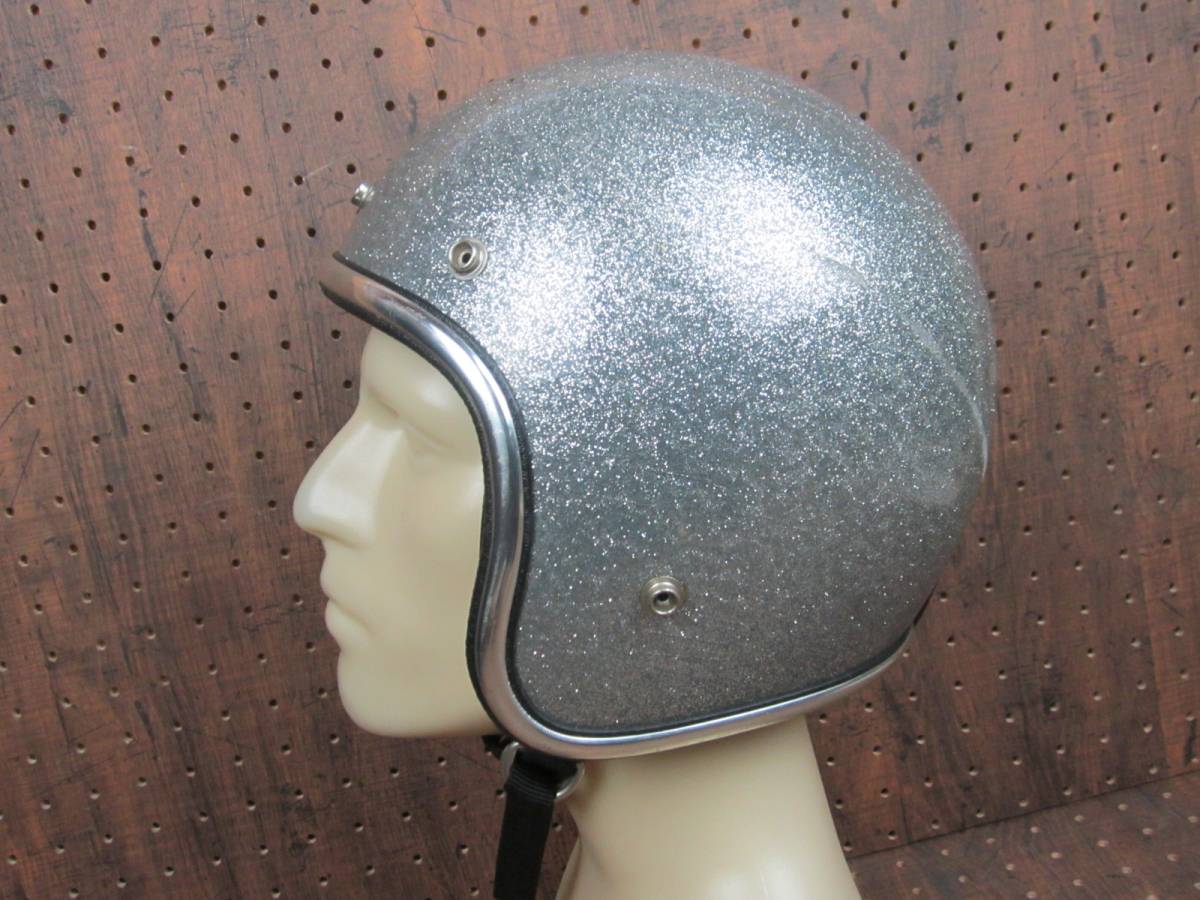 70s ☆アーサーフルマー AF40 ジェットヘルメット ビンテージ シルバー