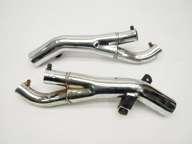 削れ無スリップオンV-MAX1200社外マフラー中間パイプ左右V-MAX/VMAX/1200