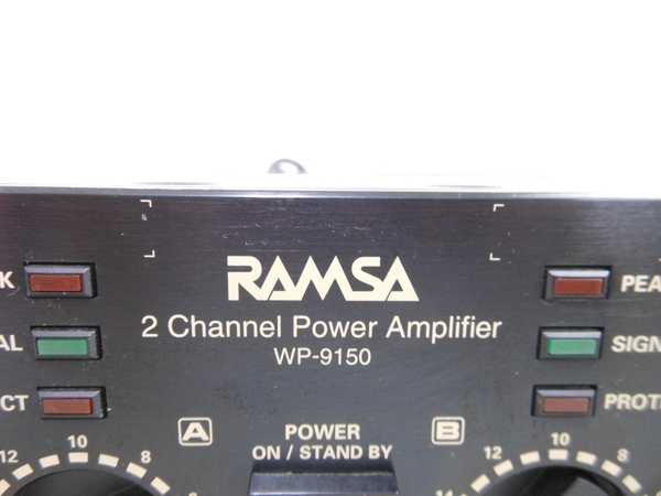 RAMSA WP-9150 パワーアンプ Panasonic - メルカリ 通電◎ 希少品