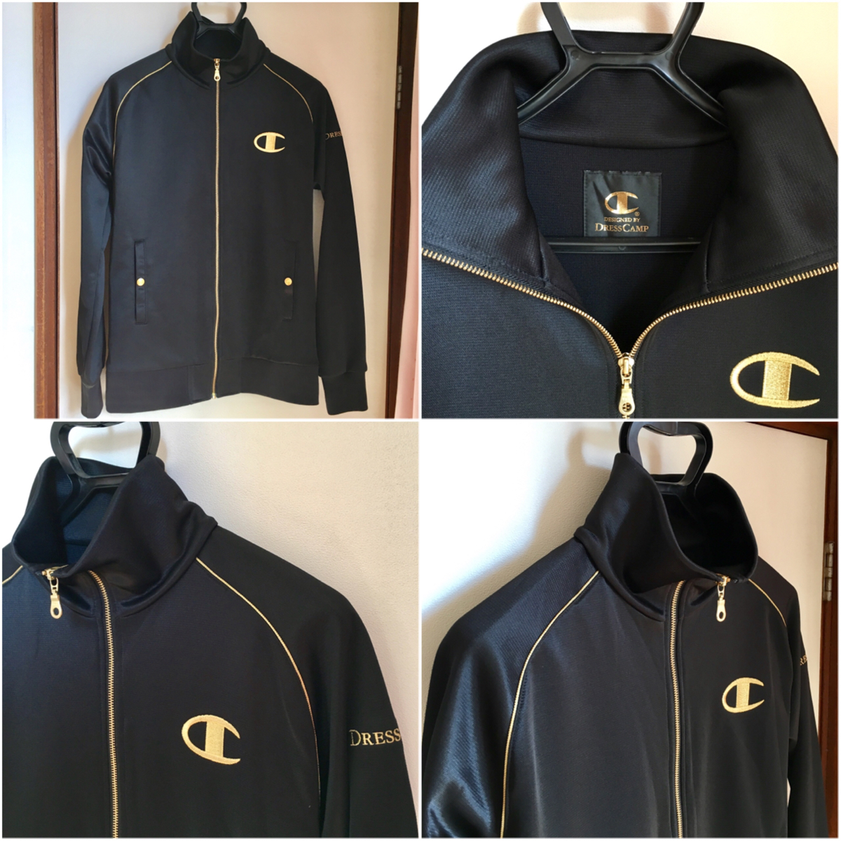 Champion×DRESS CAMPフード付きジャージトップ L チャンピオン 