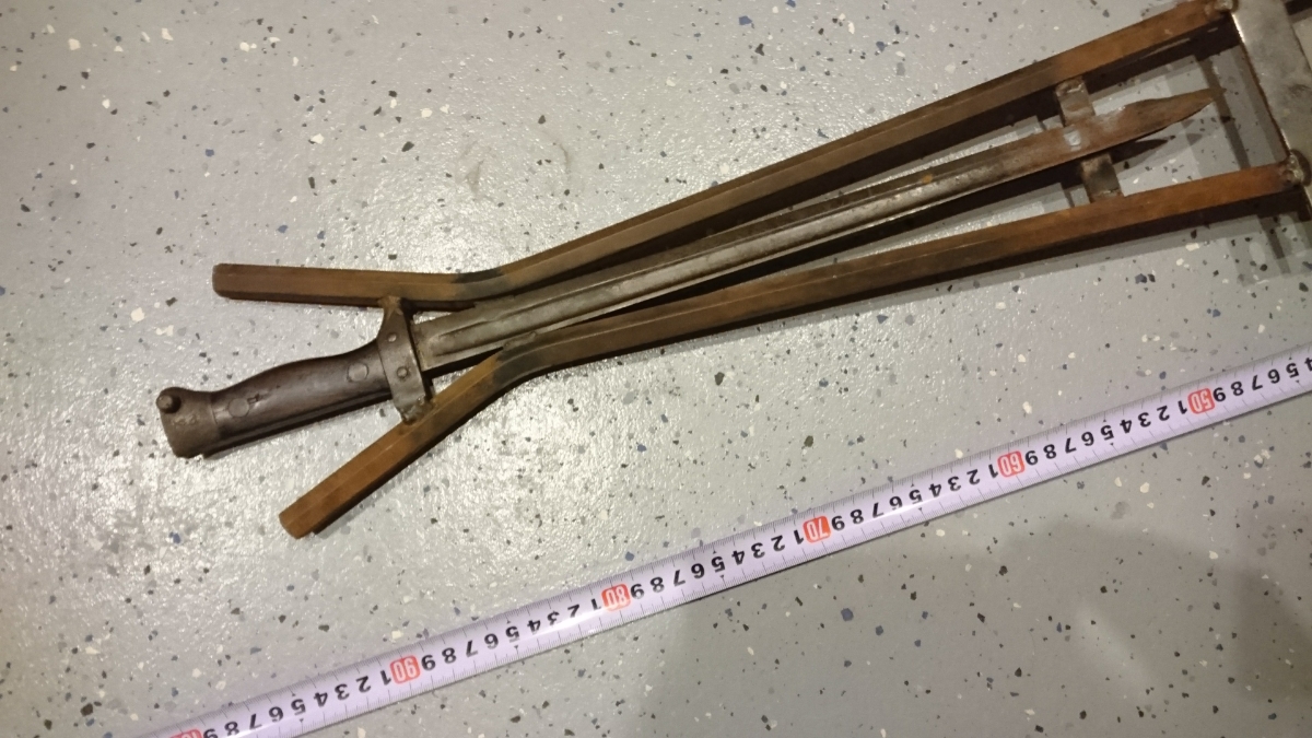 シーシーバー 銃剣 ビンテージ 銃剣シーシーバー パンヘッド リジット 
