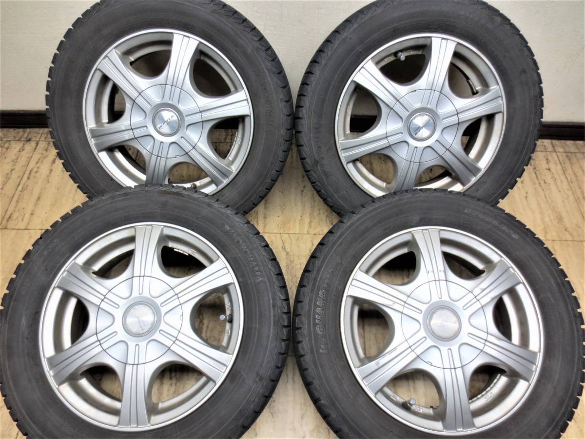 ライフ/モコ/アルト/ラパン/EK/プレオ/ムーブなど/155/65R13/ヨコハマ中古4本