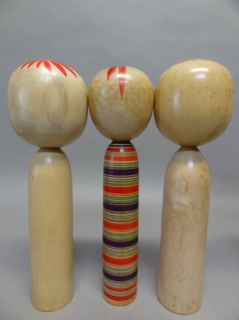 【古こけし】 338 海谷吉右衛門・吉弥　　９本 15～36cm