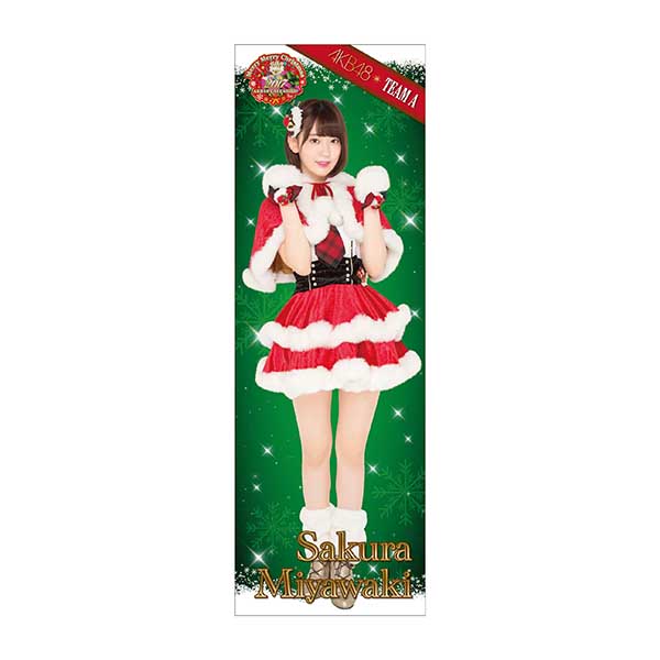 AKB 宮脇咲良 クリスマス 全身タペストリー AKB 宮脇咲良 クリスマス 全身タペストリー ☆ AKB48 宮脇咲良 限定