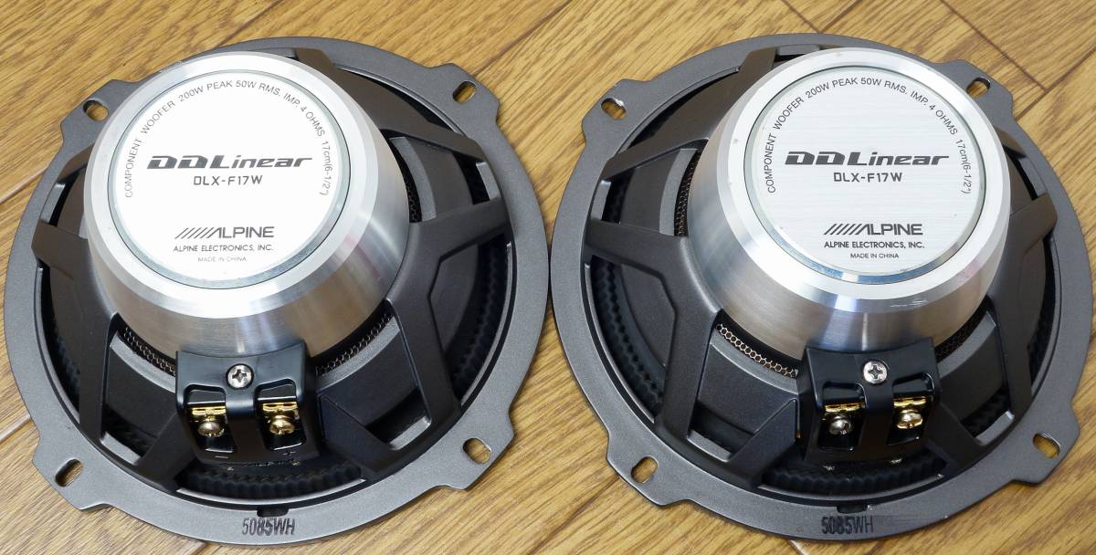 アルパイン DDL DLX-F17W 200W ミッドウーハー 17cm 【公式通販】