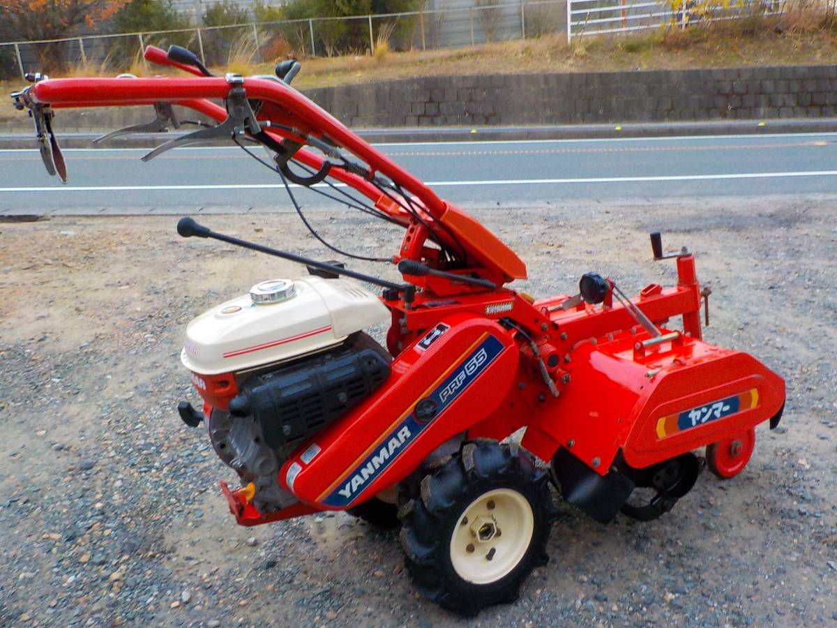 耕運機 Yahoo!オークション ヤンマー管理機 PRF55 中古 売切り 安い 