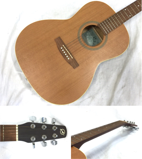 シーグル Seagull アコースティックギター アコギ 弦楽器 S6 Folk 21F 弦長約632mm 茶系 ハードケース等付属