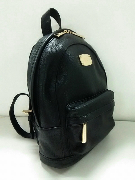 マイケルコース MICHAEL KORS バッグ リュックサック レザー 黒 美品 MICHAEL KORS バックパック KORS(マイケルマイケルコース) ホワイト&frasl;黄 リュック・バックパック