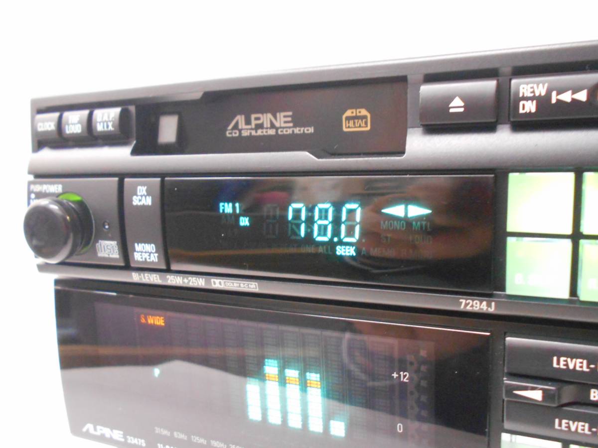 おーしゃん 7294J ALPINE 作動品(テープデッキ)｜売買されたオークション情報