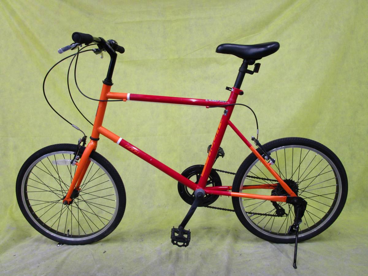 ☆大阪西淀☆ ミニベロ 6段変速 20インチ シマノ 小径車 HOOH 中古 