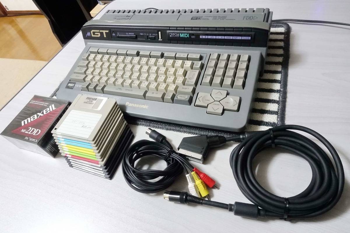 panasonic パナソニック MSX TurboR FS-A1GT フルメンテ RGBケーブル