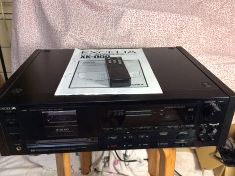 アイワ AIWA EXCELIA XK-009 リモコン付き【動作可能ですが難あり・現状品】