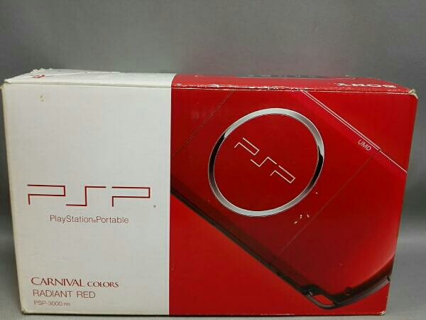 PSP「プレイステーション・ポータブル」ラディアント・レッド(PSP3000RR)