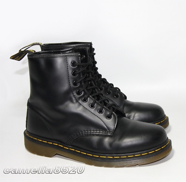 Dr Martens ドクターマーチン 1460 ブラック 黒 8ホールブーツ US9 UK8 EU42 26.5cm ～27.0cm 美品