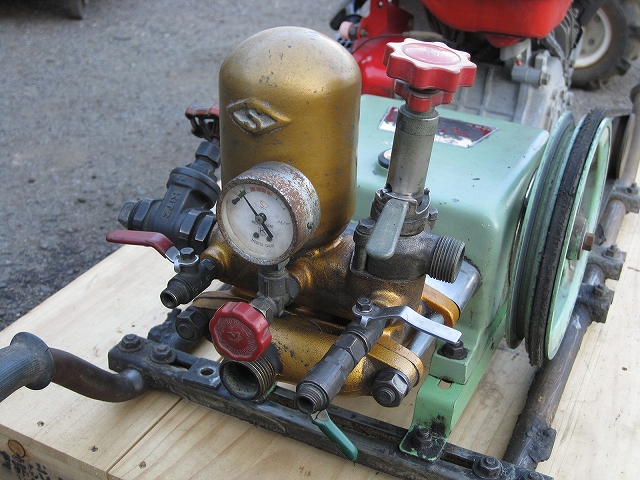 三菱 ガソリンエンジン GM181L 動力噴霧器 動噴 日東 HS-45 ジャンク 