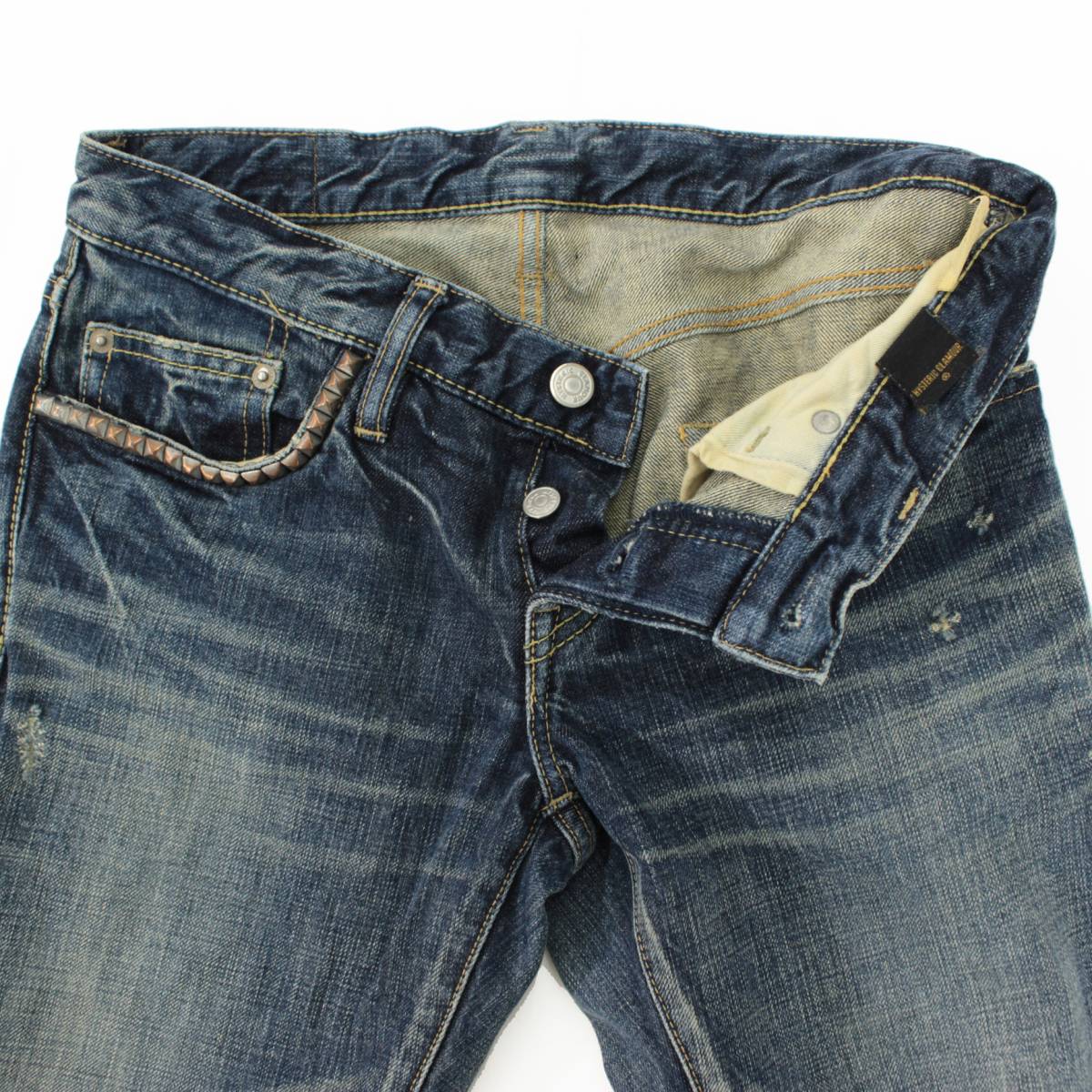 ☆HYSTERIC GLAMOUR(ヒステリックグラマー) 小窓スタッズデニム S