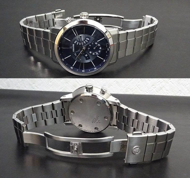 極美品 SEIKO セイコー クレドール ノード GMT GCBT995 4S76-00A0