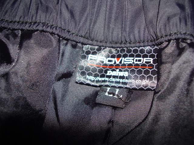 Daiwaダイワ ナイロンパンツ 【ダウン / フェザー】ブラック【LL】 PROVISOR プロバイザー_4