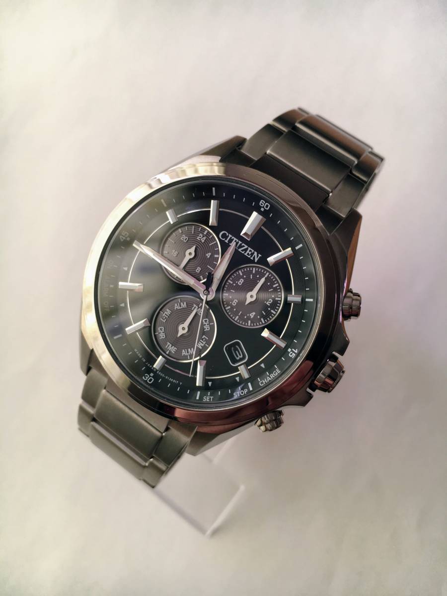 アテッサ シチズン CITIZEN エコドライブ ATTESA クロノグラフ 美品 