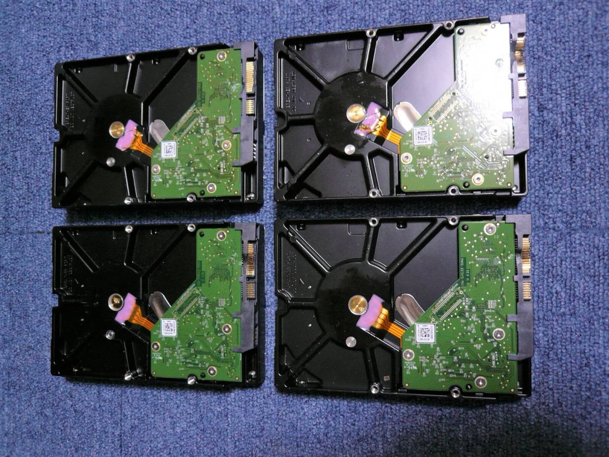 Western Digital 3.5インチHDD 3TB WD30EURX 4個セット☆ジャンク☆