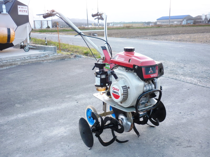 耕運機 三菱 耕うん機 三菱 MM27 2.7馬力 後進付き 動作OK 家庭菜園に♪