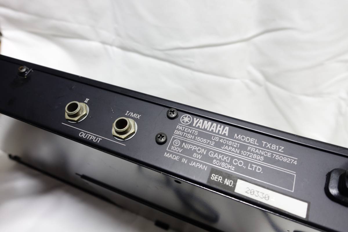 ☆YAMAHA TX81Z 動作品 FM音源モジュール MIDI 【公式通販】