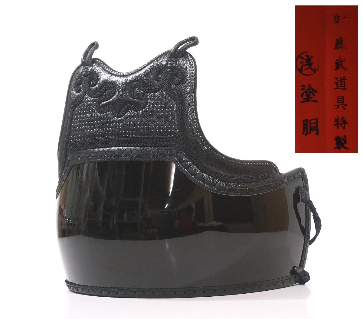 h3097◇胴単品◆竹胴43本立◆浅野製◆森武道具特製◆白刺胸◆一本足◆剣道防具