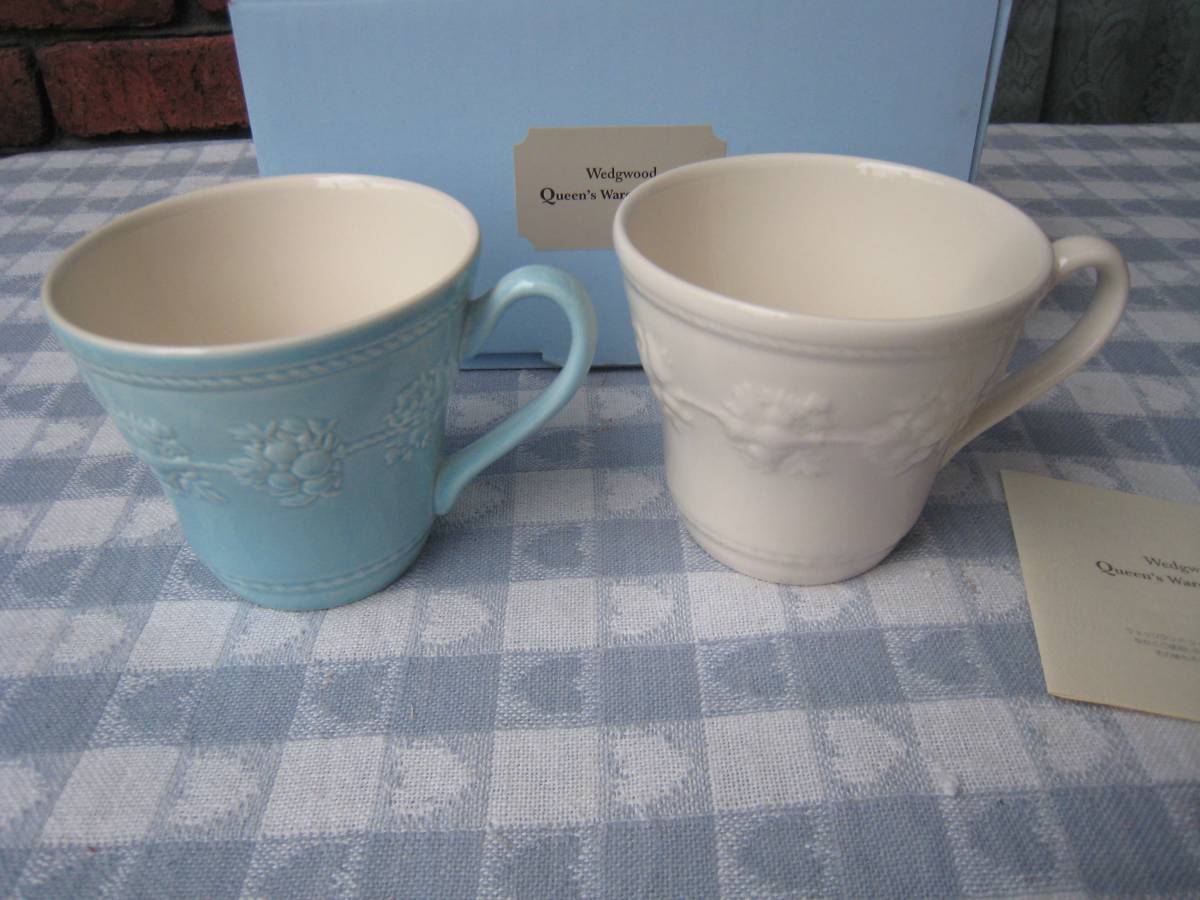 ウエッジウッドアンティークエンボスドクイーンズウエアスクエア