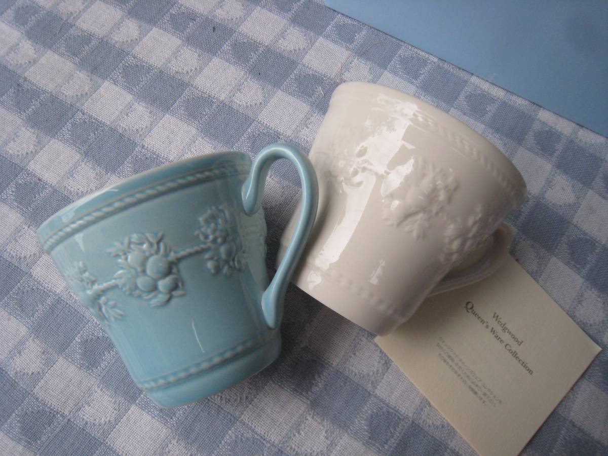 ウエッジウッドアンティークエンボスドクイーンズウエアスクエア