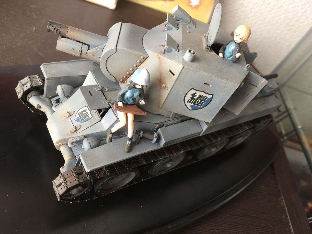 タミヤ製 bt42 ガールズ&パンツァー 継続高校仕様 (プラッツ製 ミカ