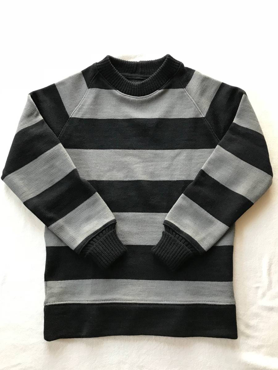 ☆超美品☆レア☆Dehen ディーエン ウエスコ、ハーレー☆サイズＳ☆ストライプクルーネック セーター☆
