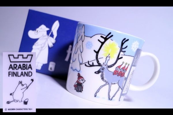 Sm14 新品未使用 Arabia アラビア ムーミンマグ ウインター 2012 ウィンターフォレスト 冬 元箱