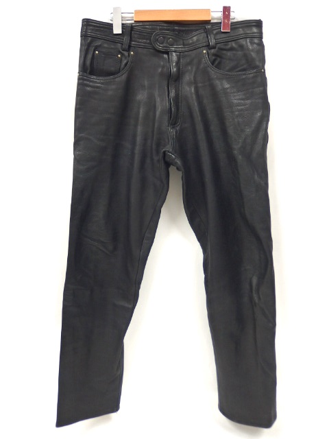 137E457L●DEGNER デグナー レザー パンツ 36 中古