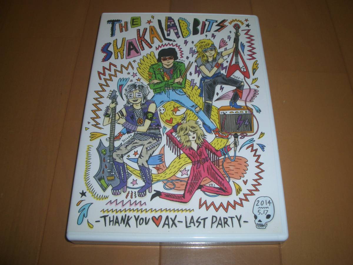 ▽DVD処分！【 THE SHAKALABBITS！ -THANK YOU・AX -LAST PARTY- 】2枚