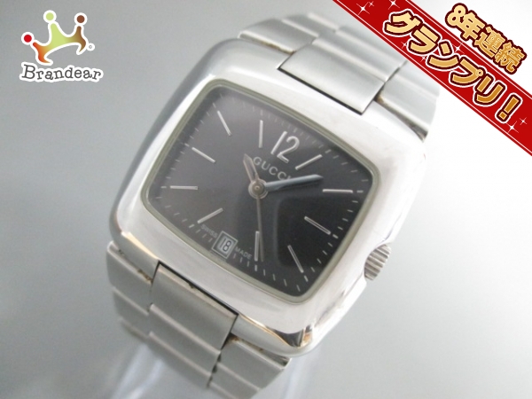GUCCI(グッチ) 腕時計 8500L レディース ダークグレー 新品電池GUCCI